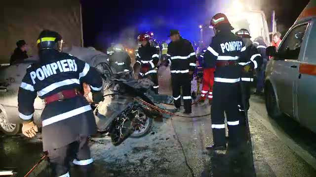 Tragedie pe centura Timisoarei. Un barbat si fiica de patru ani au murit zdrobiti de un TIR