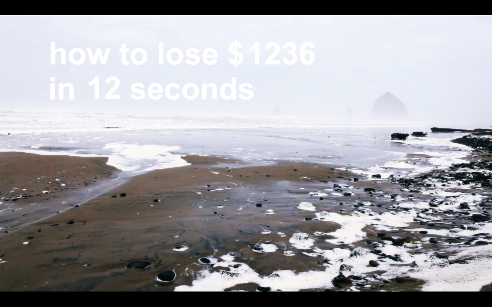 Cum sa pierzi 7.770 de lei in 24 de secunde. VIDEO