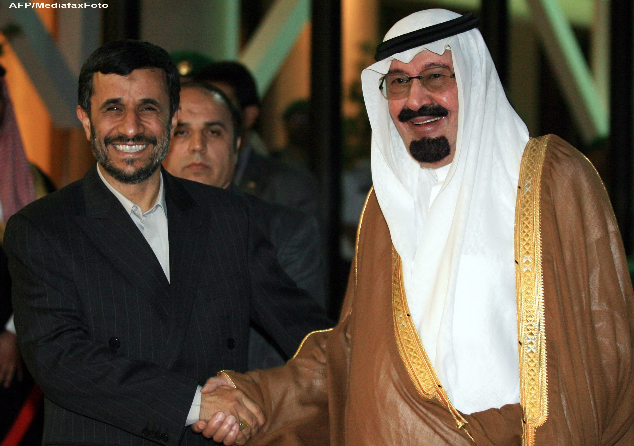 Mahmud Ahmadinejad si regele Arabiei Saudite, Abdullah bin Abdul Aziz al-Saud