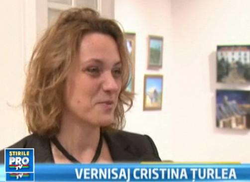 Cristina Turlea si-a prezentat tablourile la Centrul de Cultura Arhitecturala