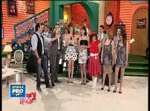 VIDEO. Malina Olinescu, alaturi de Calin Geambasu & Co., interpretand