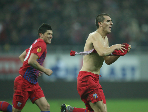 VIDEO. Vezi golurile cu care Steaua si-a gasit primavara in miez de iarna. 3-1 cu AEK Larnaca