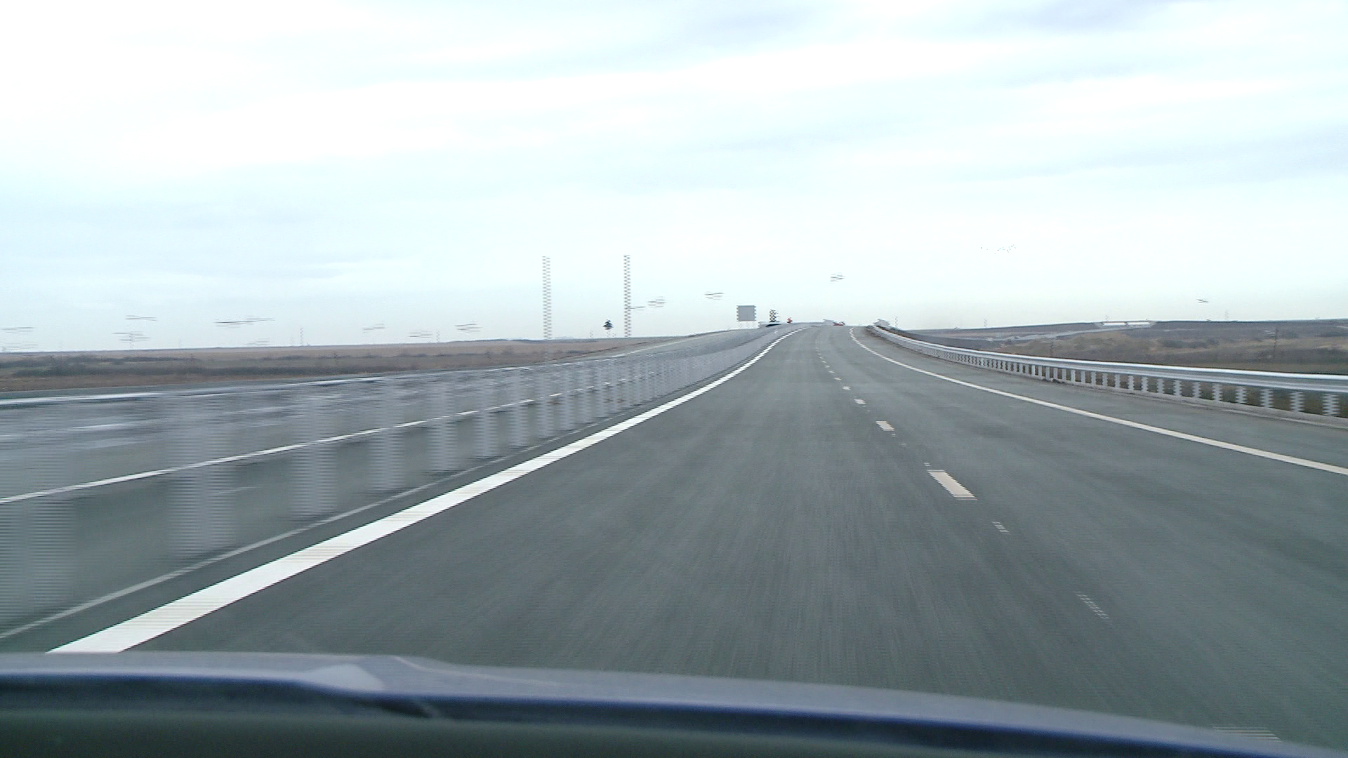 Au aparut santuri in asfalt pe autostrada Arad-Timisoara. Viteza a fost restrictionata