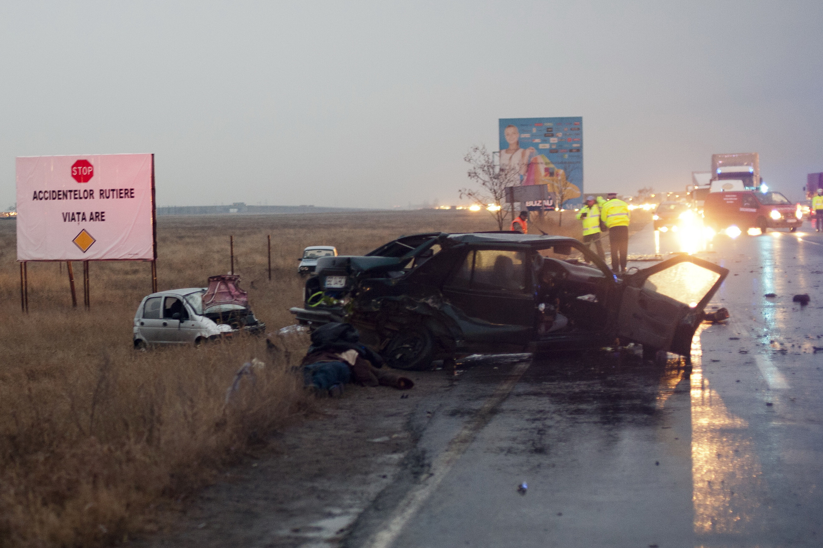 Vicepresedintele PNL Buzau a murit dupa ce a facut o manevra gresita la intrarea in oras