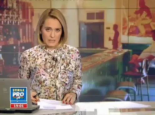 CAMERA DE SUPRAVEGHERE. Au zburat scaunele intr-un bar din Bistrita. Clientii au sarit la bataie