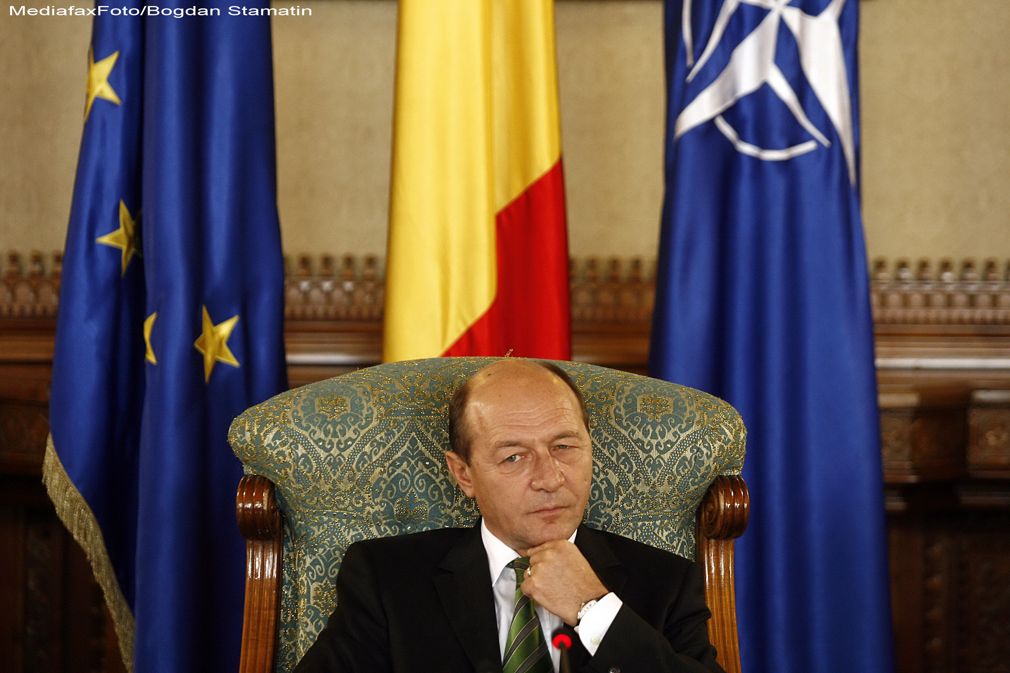 Presedintele Traian Basescu acuza UDMR ca blocheaza eforturile de reformare a statului roman