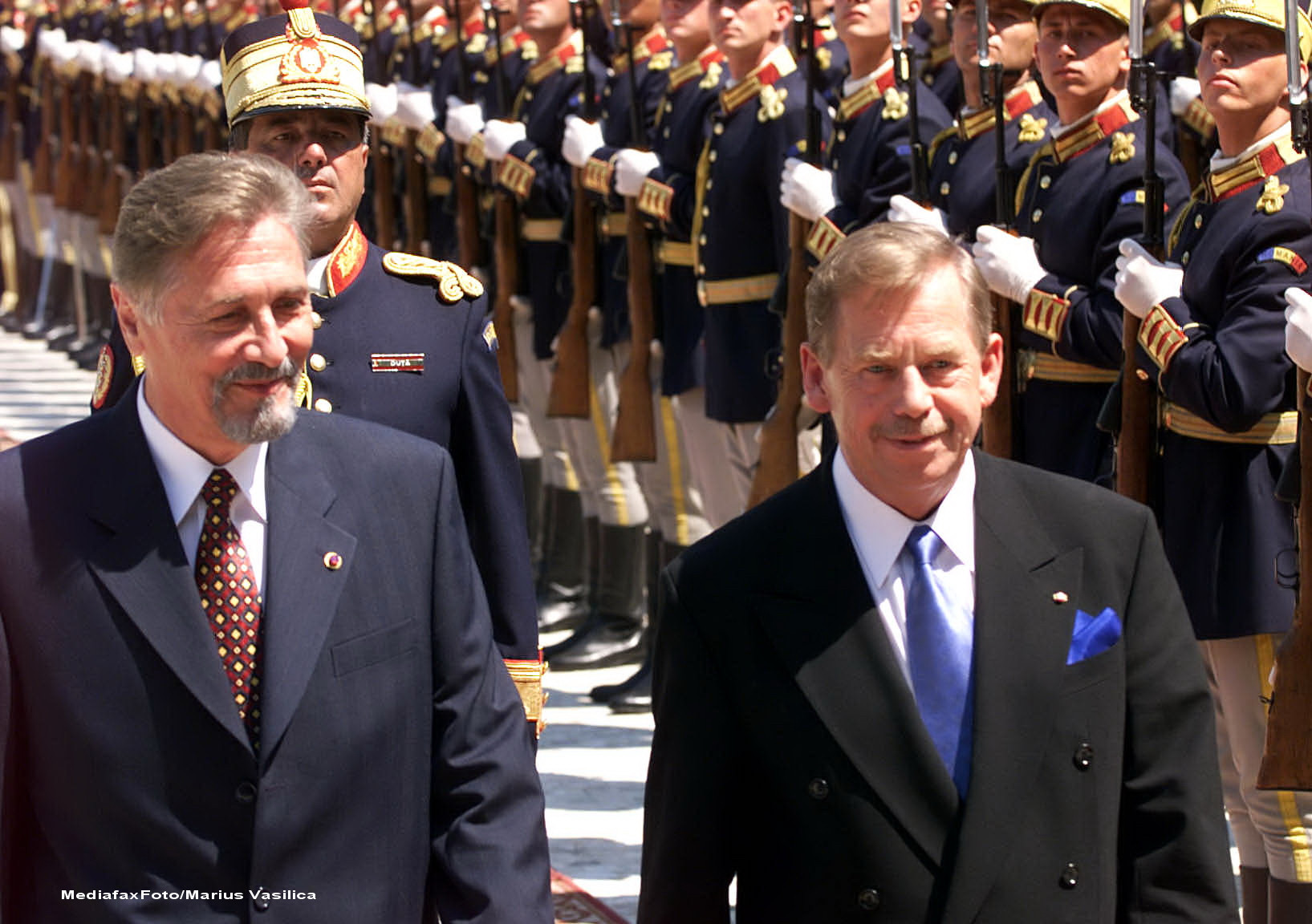 Vaclav Havel si Emil Constantinescu