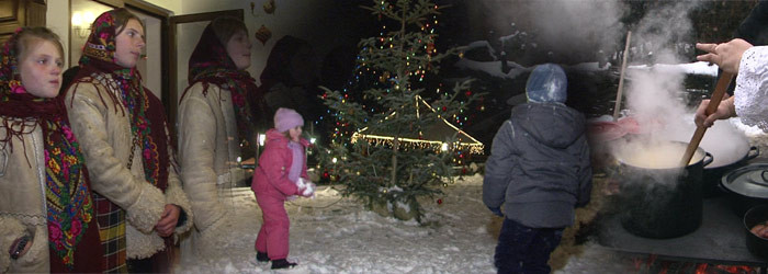 Scene ca in basme pentru turistii care au ales sa-si petreaca Sarbatorile in Bucovina si Maramures