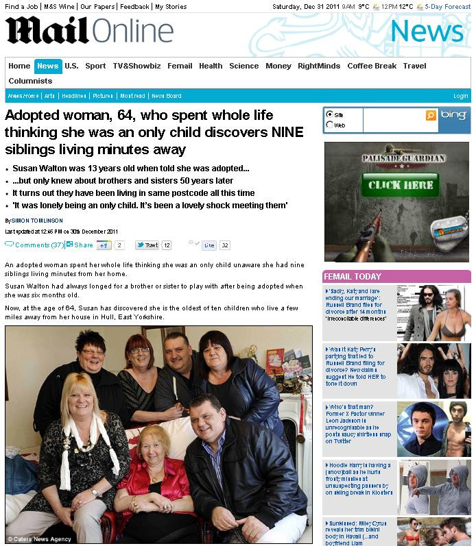 Descoperirea incredibila care i-a schimbat viata.Ce a aflat o femeie adoptata in varsta de 64 de ani