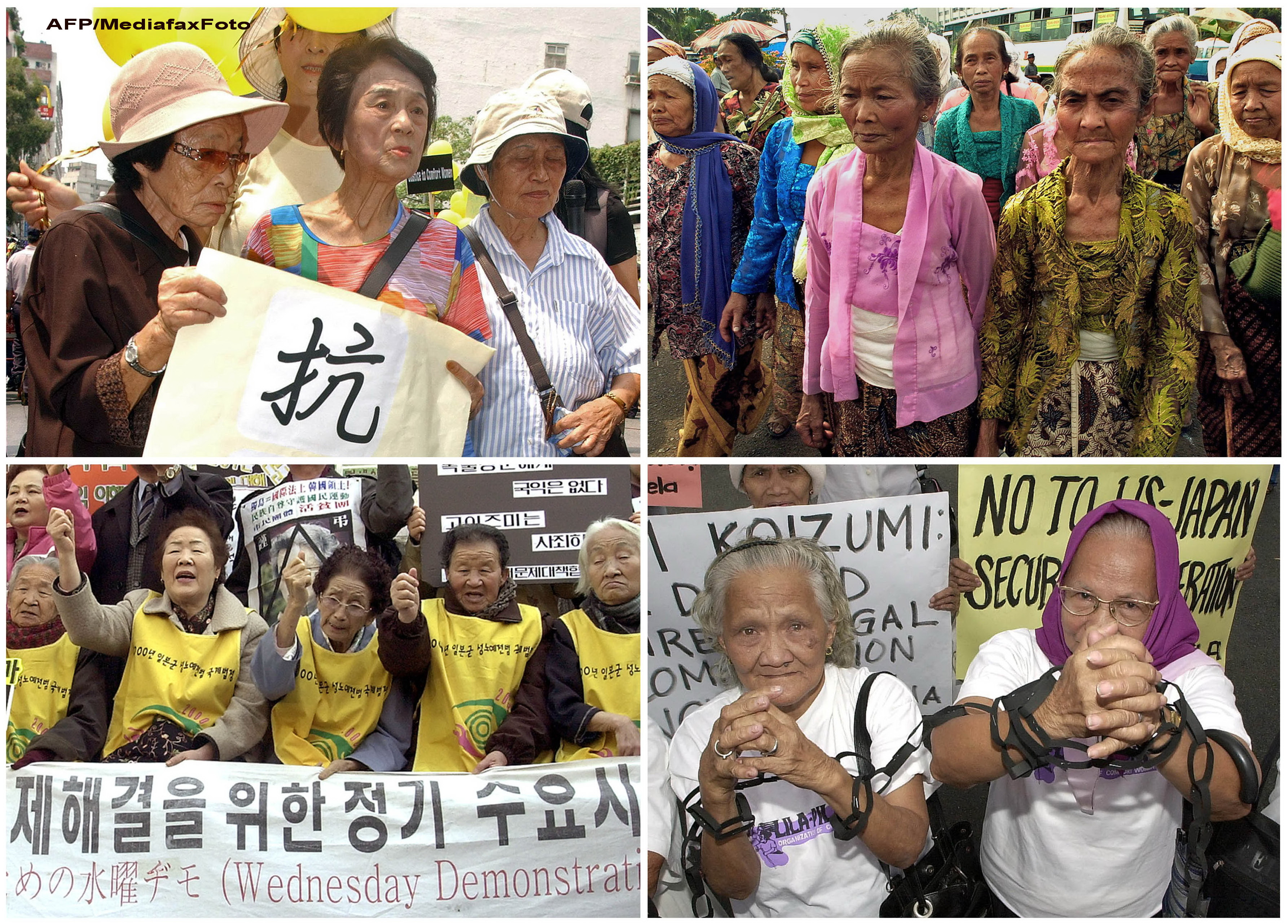 A atacat cu cocteil Molotov ambasada Japoniei pentru ca bunica sa a fost obligata sa se prostitueze