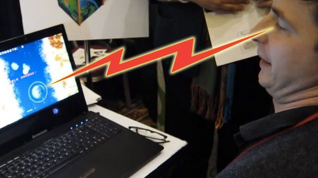 Cum dai ENTER cu ochii. Controlul calculatorului cu "fereastra sufletului", la CES 2012