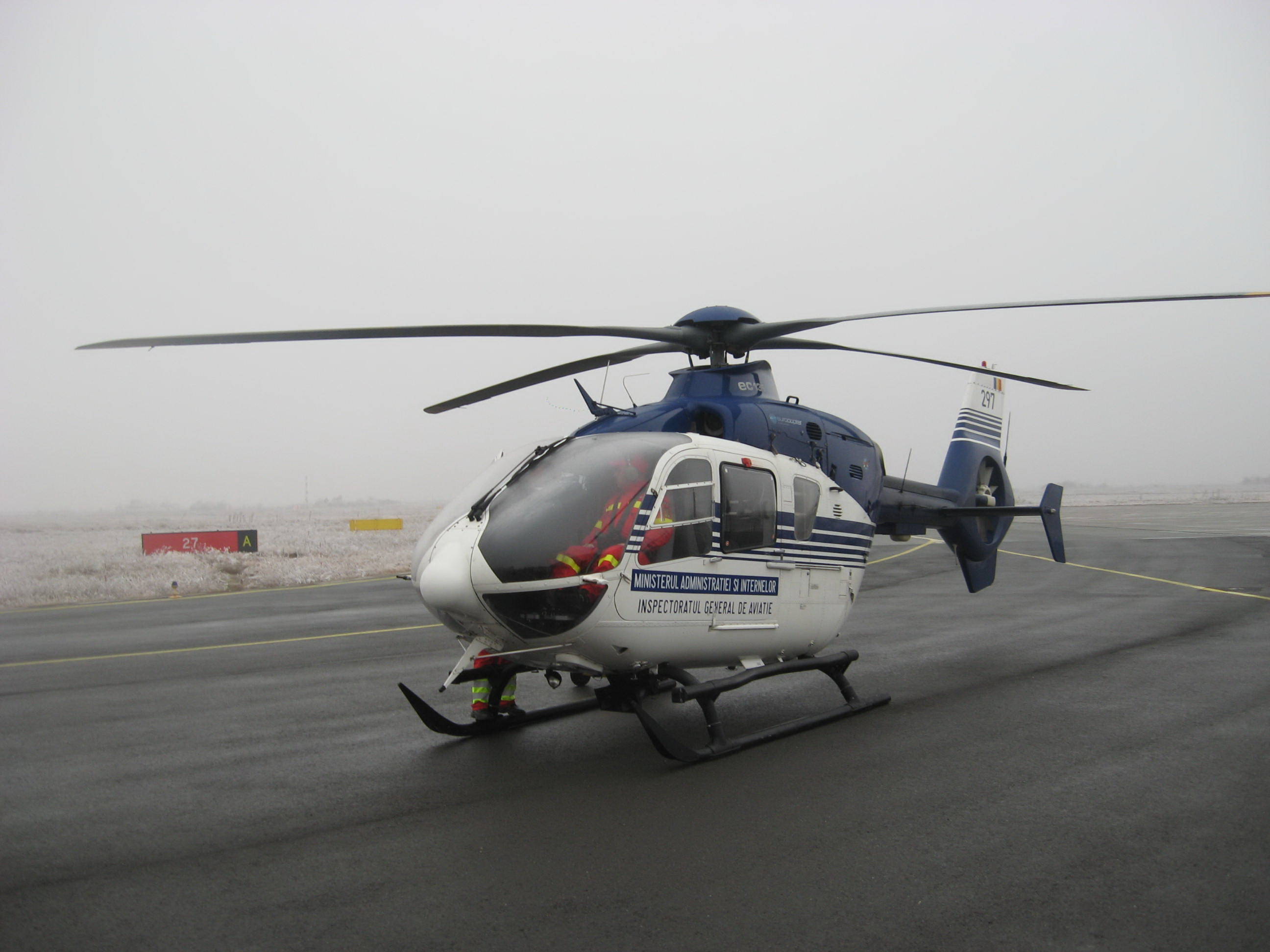 Elicopterul SMURD din Vestul tarii s-a stricat dupa numai o luna. A ramas la sol de la 1 ianuarie