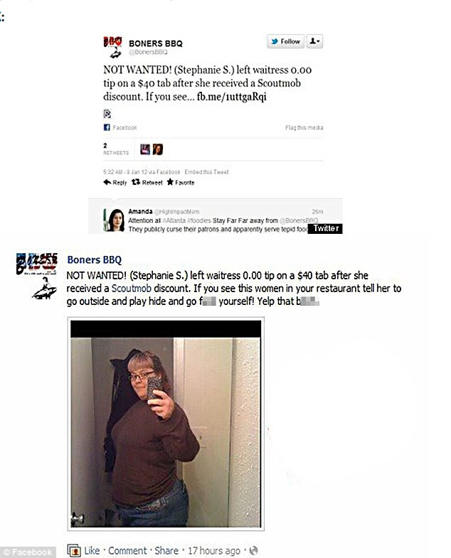 Ce a patit o femeie pe Facebook, dupa ce a facut cea mai mare greseala posibila intr-un restaurant