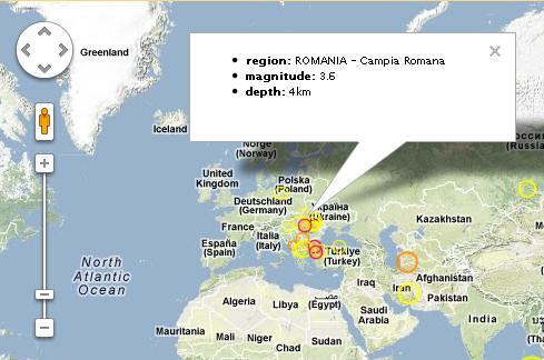 Cutremur de 3,8 grade in Campia Romana si un altul de 2,8 grade in Vrancea