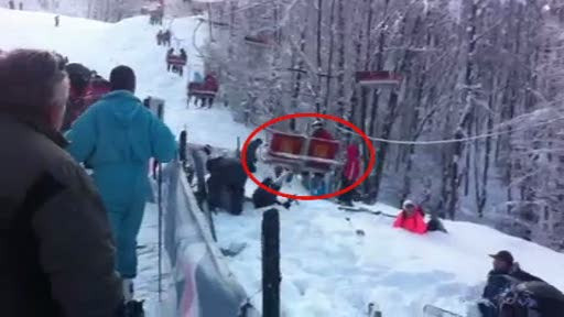 Clipe terifiante pe partie. O instalatie de telescaun a ramas fara frane in Maramures