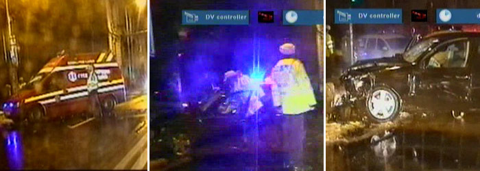 Ce voia soferul care a lovit 9 masini. "A ranjit si a intrat in noi". IMAGINI DE LA CAPTURAREA LUI