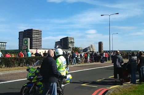 VIDEO HD. Putea sa faca FOTOGRAFIA VIETII, insa s-a trezit cu 2 SECUNDE prea tarziu