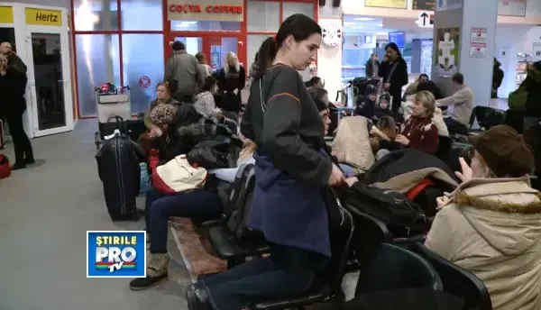 Curse aeriene care ar fi trebuit sa aterizeze la Bucuresti, alungate de vremea rea spre Timisoara