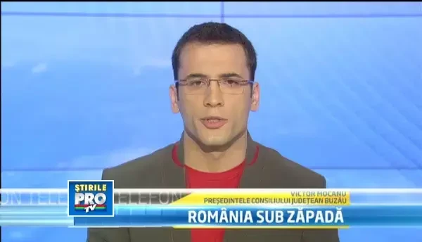 Oameni blocati in zapada, la Sindrilita. Corespondentul ProTV, Alex Dima, cu echipa de salvare