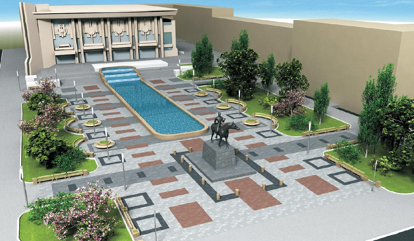 Fantani ca-n Barcelona in centrul Devei. Apa va tasni pe acorduri de muzica clasica