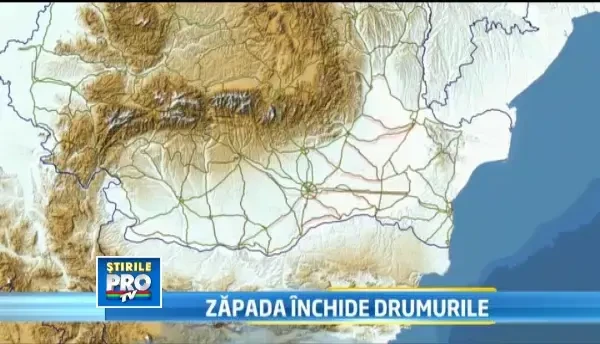 HARTA drumurilor inchise circulatiei, pe ore