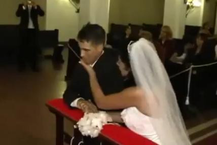 Asta chiar e o nunta ratata. Ce a patit acest mire chiar in timpul slujbei. VIDEO