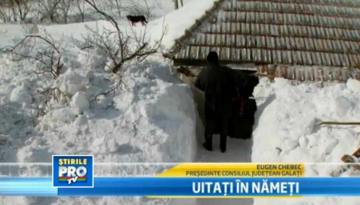 50 de familii dintr-un sat din Galati au nevoie urgenta de alimente. VIDEO