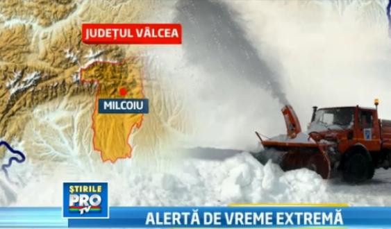 In judetul Valcea toata lumea este in alerta. Autoritatile spun ca sunt pregatite sa intervina