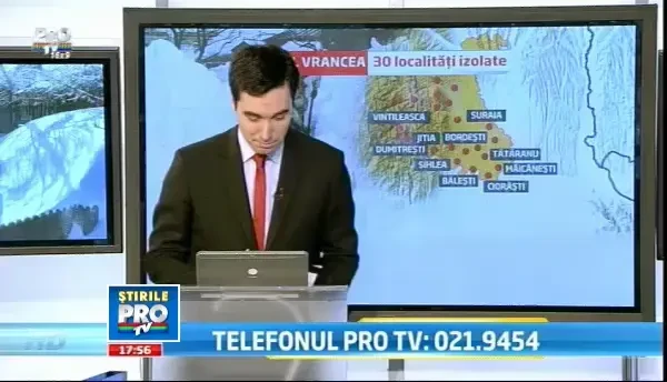 STARE DE ALERTA in Vrancea pe durata CODULUI PORTOCALIU.