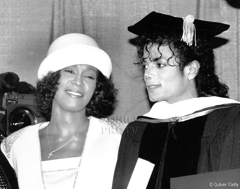 Whitney Houston si Michael Jackson