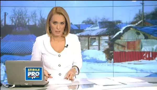 Corespondentul Stirilor Pro Tv Catalin Radu Tanse a transmis din comuna Dumitresti, Vrancea