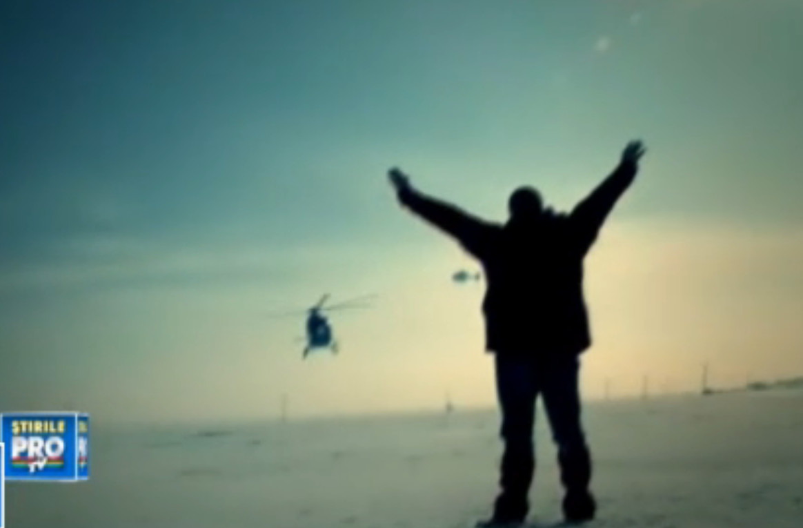 Romania are nevoie de tine. Pro TV, Gandul si Mediafax au ajuns cu elicopterele la sinistrati. VIDEO