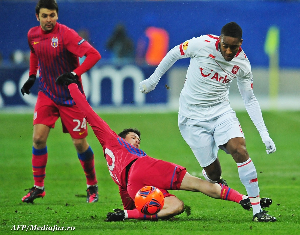 Steaua 0–1 Twente. Romanii pierd in fata olandezilor, in prima mansa a 16-imilor Ligii Europa