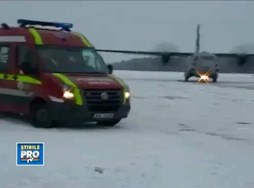 Ranitii din prima explozie sunt transportati la Bucuresti