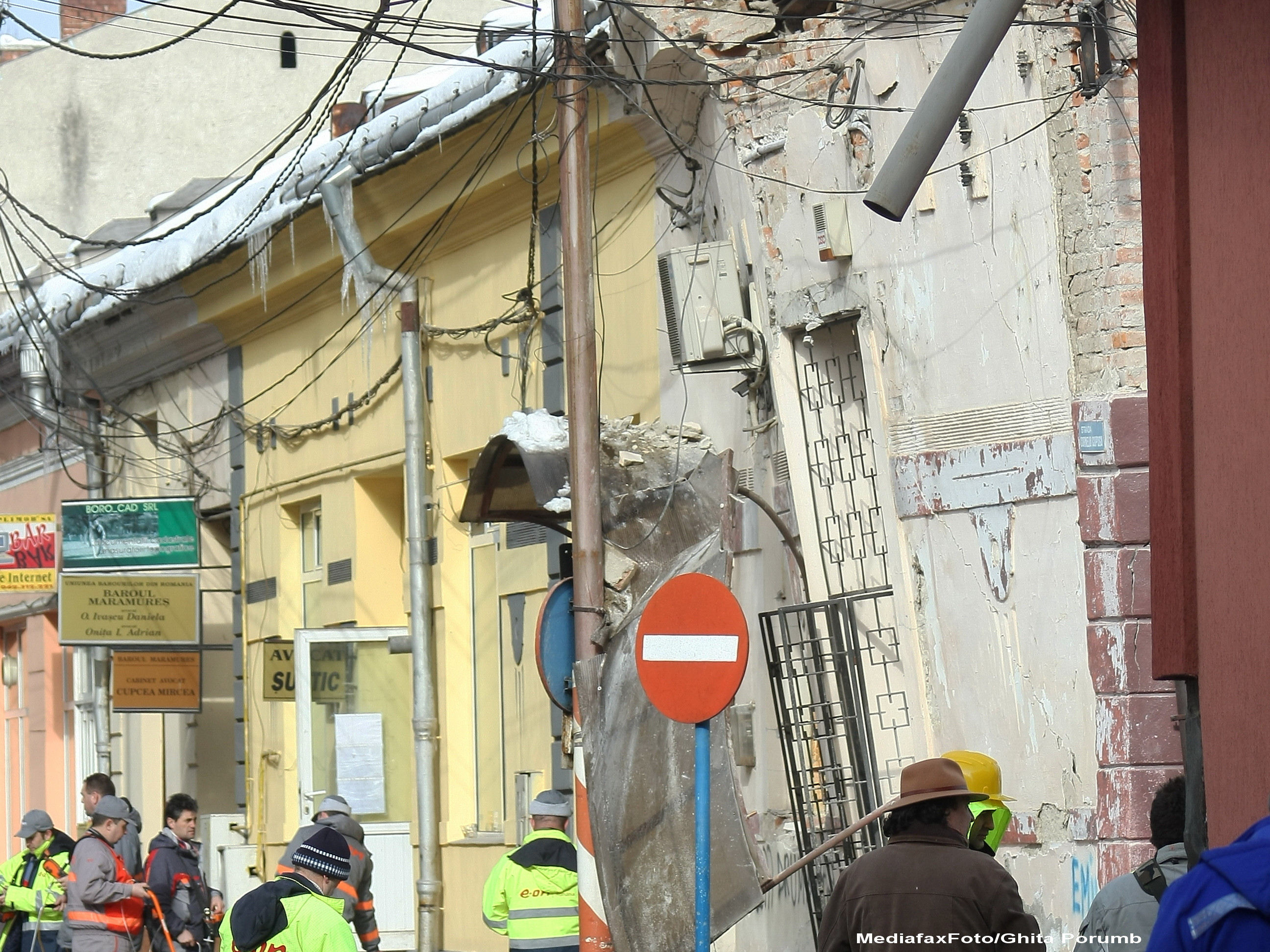 Sighetu Marmatiei. Autoritatile vor sa darame o parte din locul in care s-au produs exploziile