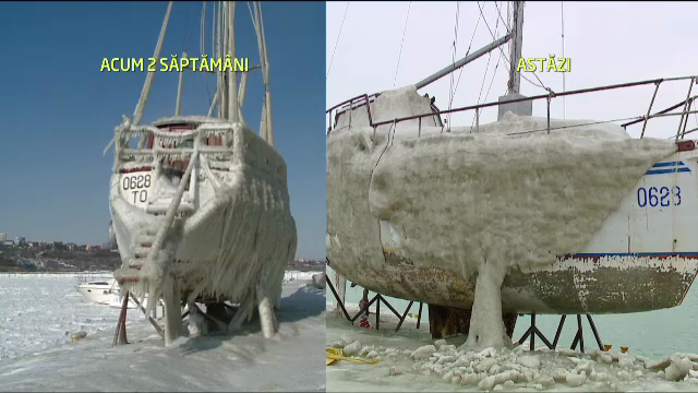 Dezastrul pe care gheata l-a ascuns. Ce ramane pe litoral dupa ce se topeste toata zapada. VIDEO