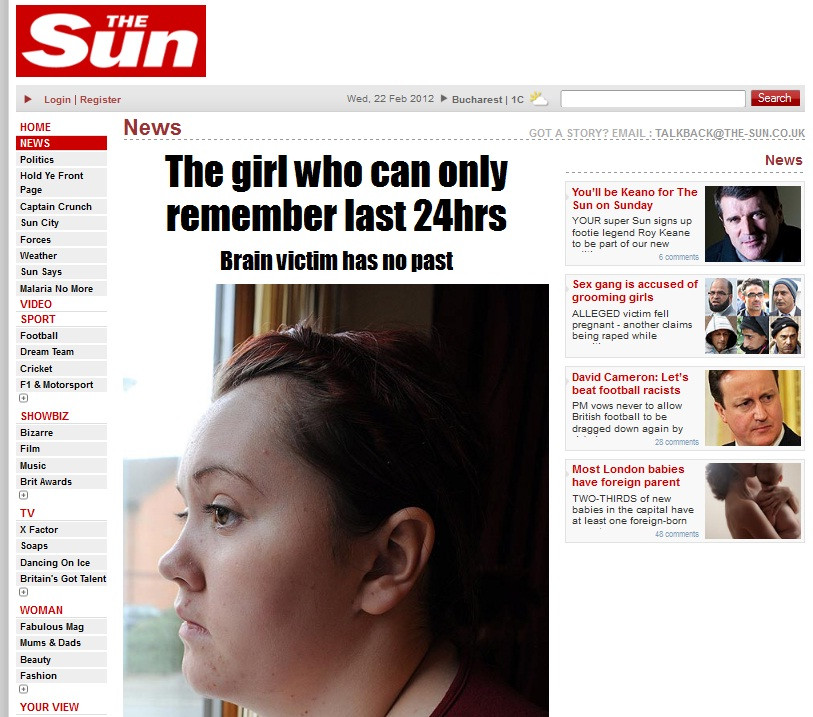 Femeia fara trecut. Povestea dramatica a tinerei care isi ia viata de la 0 in fiecare zi