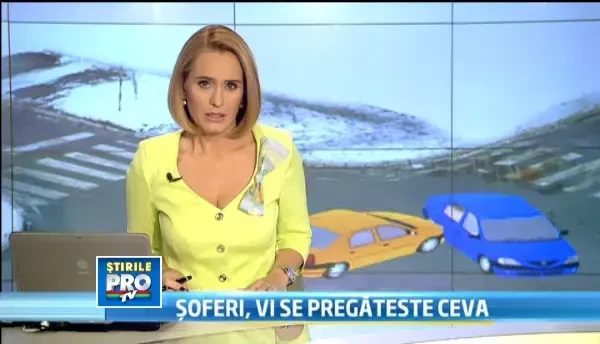 IMAGINI CAMERA DE SUPRAVEGHERE. Barbat spulberat de un taxi pe trotuar, langa sectia de politie