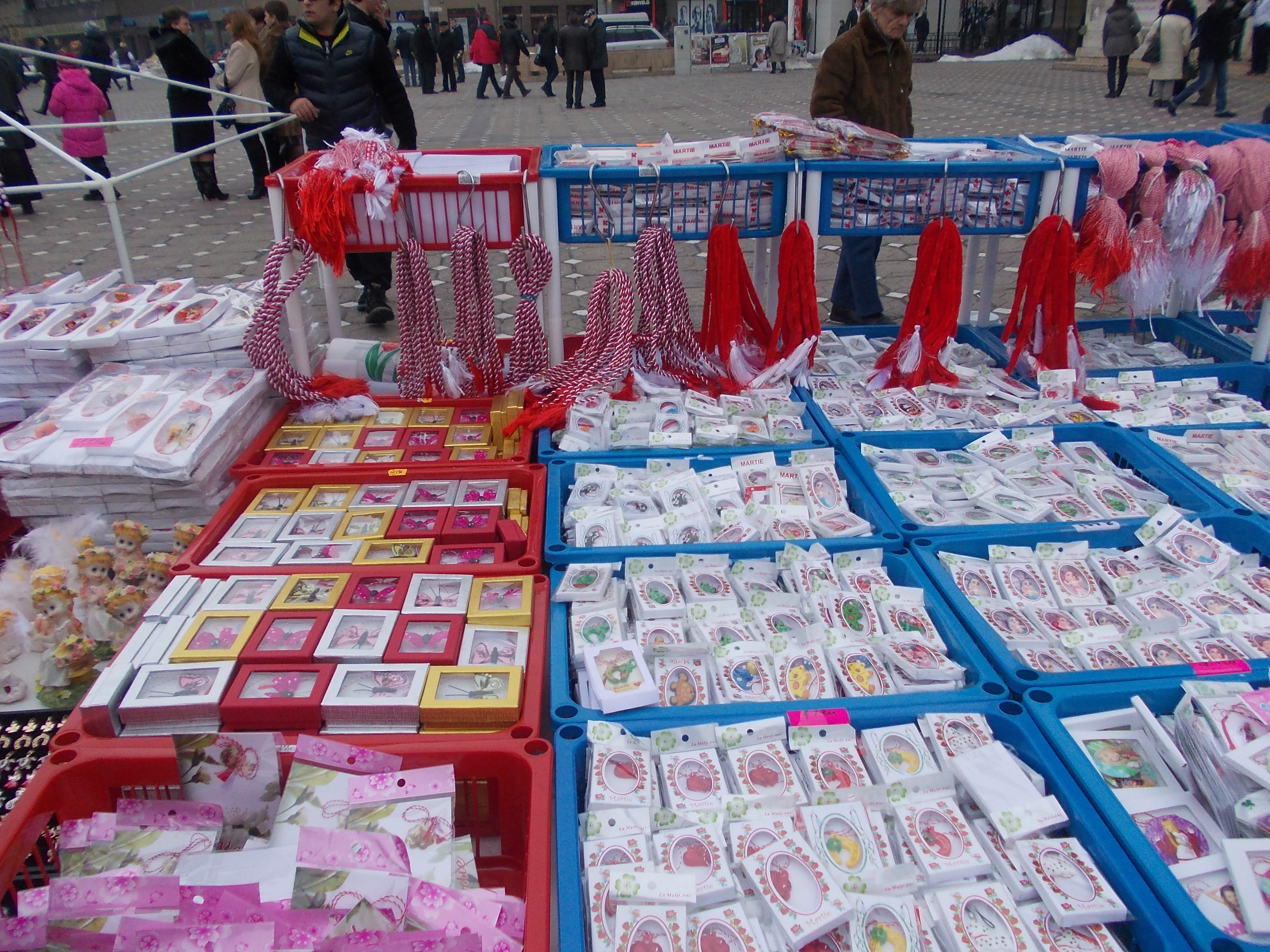 Ultima zi cu martisoare in centru. Bilantul targului, sub asteptari