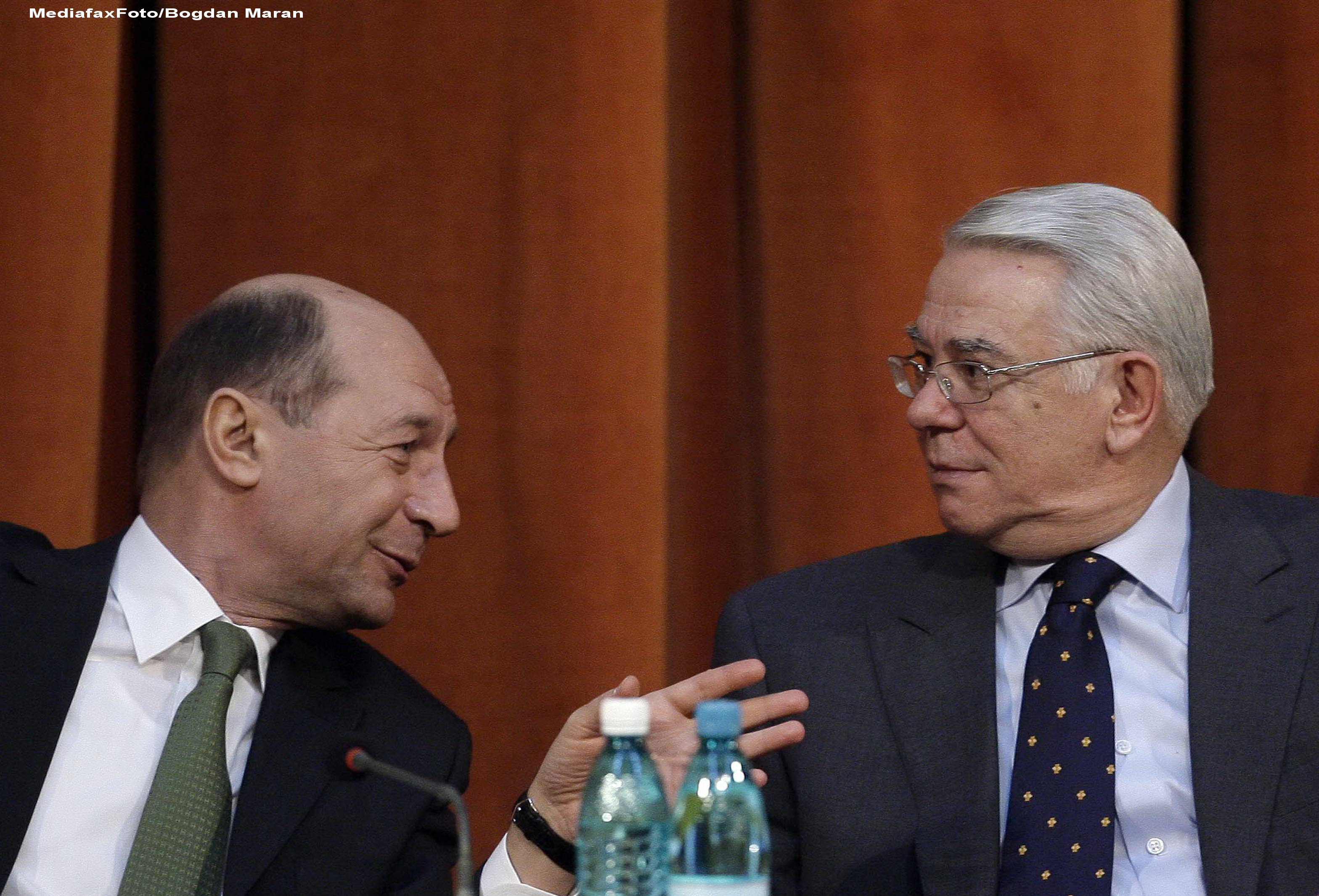 Teodor Melescanu si Traian Basescu