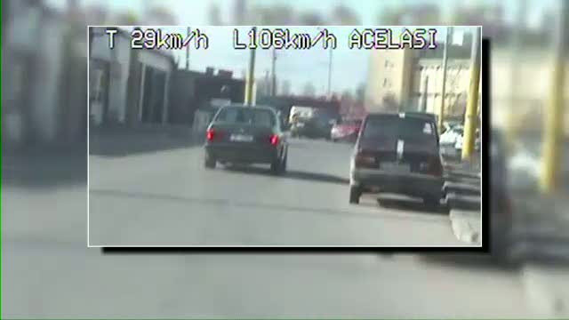Urmarire ca in filme pe strazile din Constanta. Un sofer a incercat sa fuga de politisti