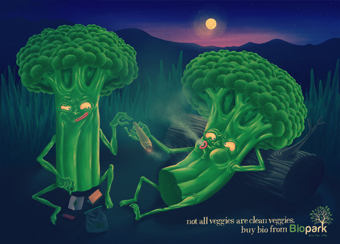 Si "legumele se drogheaza". Campania publicitara realizata de un roman a cucerit internetul