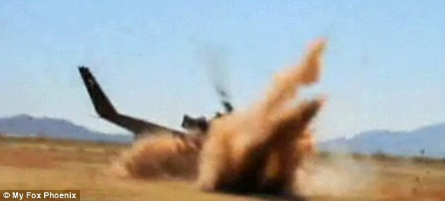 Un cameraman a surprins momentul in care un elicopter s-a prabusit. IMAGINI dramatice