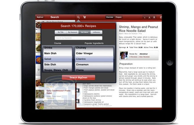 iPad-ul devine ajutor de bucatar. Aplicatiile care te invata cum sa gatesti