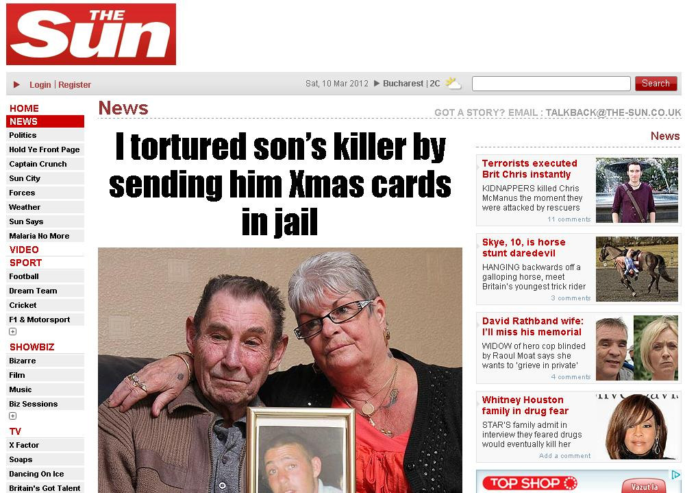 Gestul absolut de neimaginat al unui tata fata de barbatul care i-a ucis fiul. Face asta de 14 ani