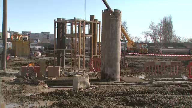 Lucrarile la metroul din Drumul Taberei sunt inca oprite. Specialistii cerceteaza crama descoperita