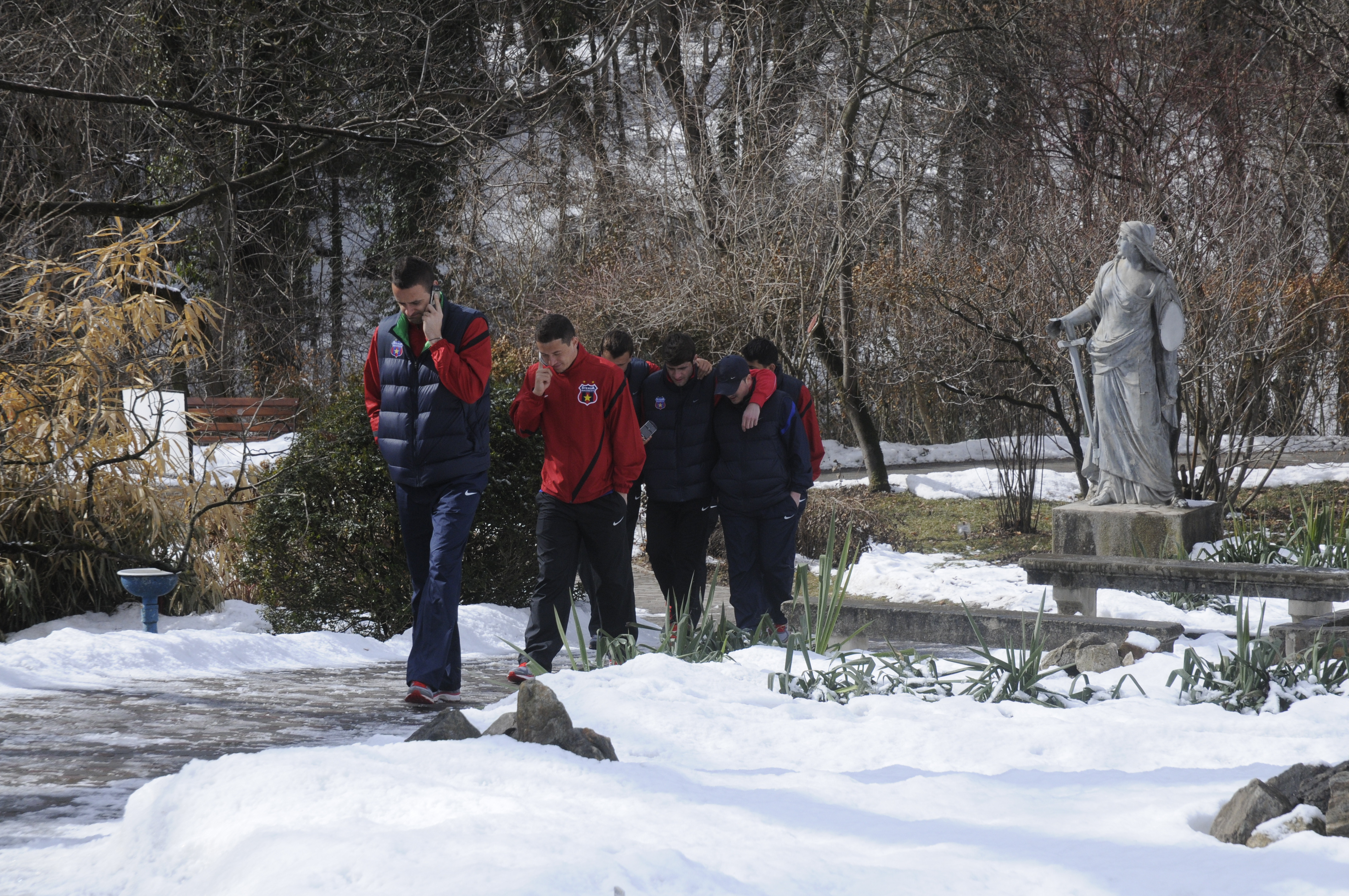 FOTO. Vezi cum s-au relaxat stelistii inaintea partidei cu “U” Cluj