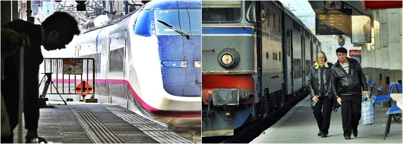 Intarzierile cumulate ale trenurilor in 2010: Romania - 5 ani si 3 luni, Japonia - 36 de secunde