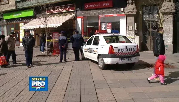 Tentativa de jaf armat intr-un magazin de telefonie mobile, chiar in centrul Timisoarei