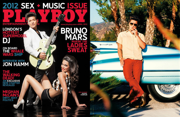 Bruno Mars devine al 10-lea barbat din istorie care apare pe coperta revistei Playboy